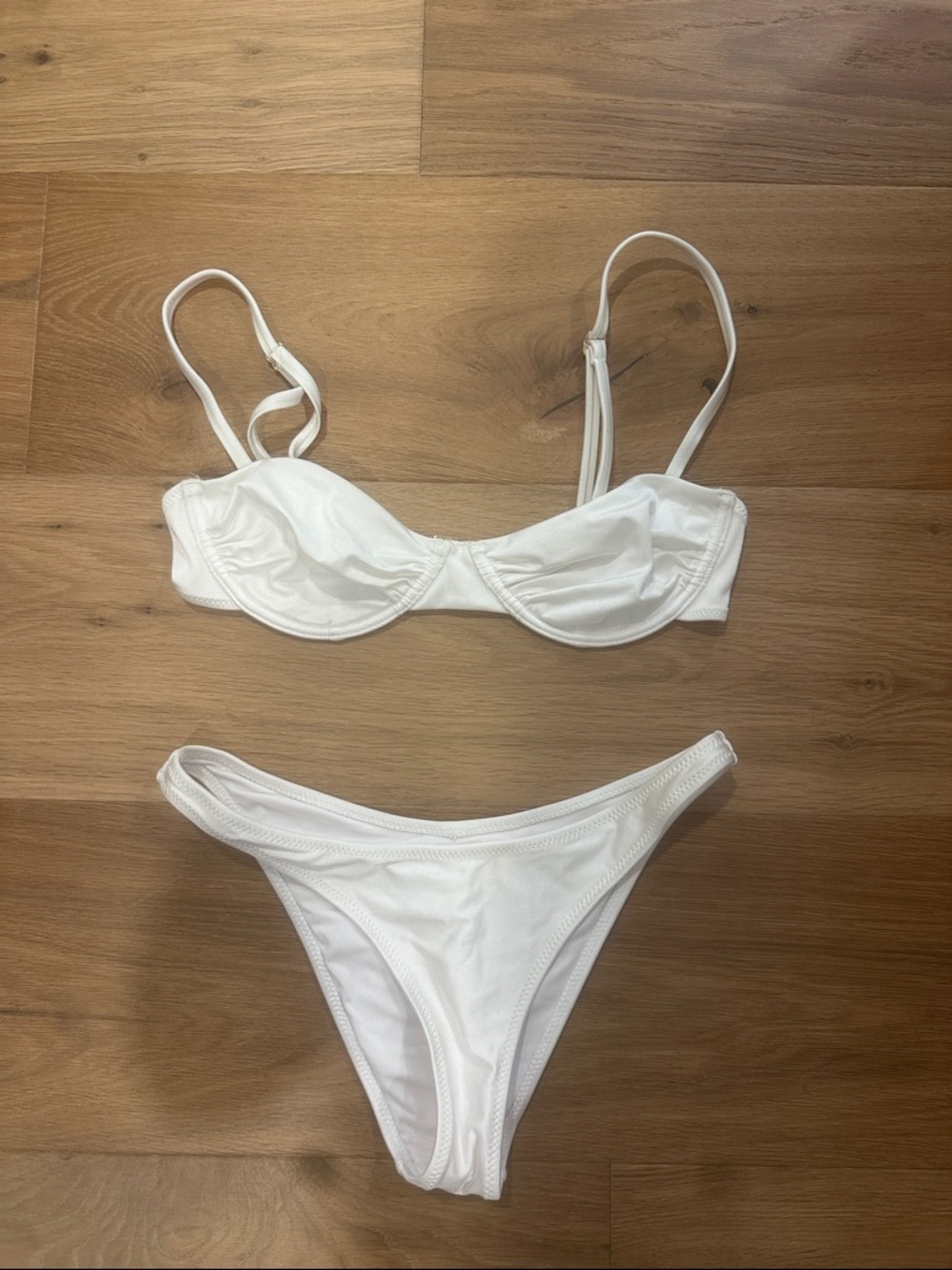 Princess Polly White Underwire Bikini Set